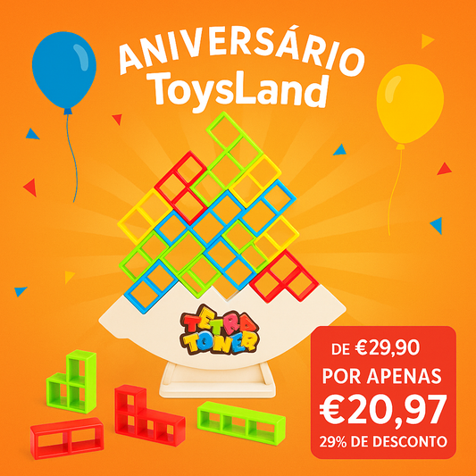 Tetris Tower® + 16 Blocos (OFERTA) - ToysLand