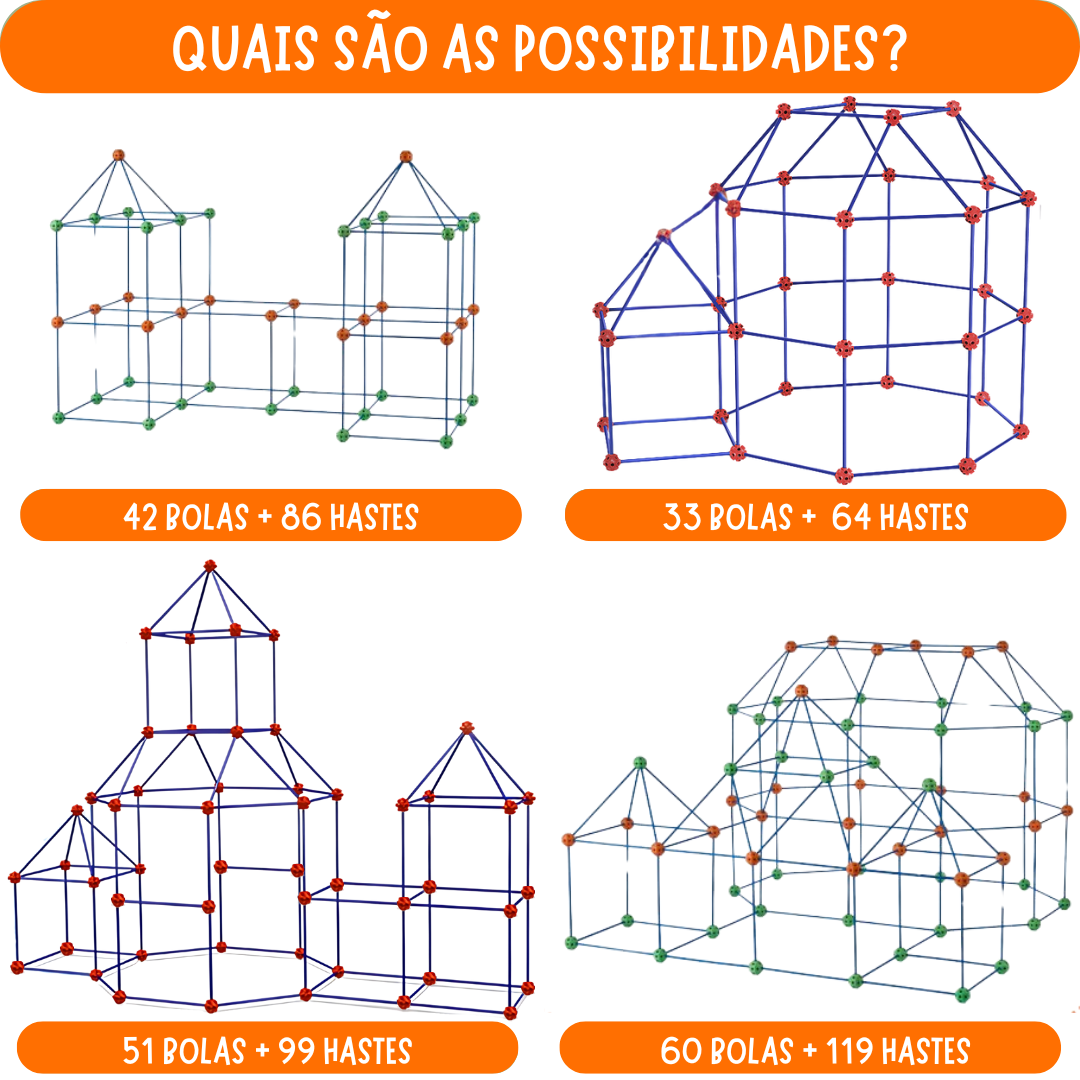 Kit Construção Divertida ToysLand  + Oferta Lona (PROMOÇÃO EXCLUSIVA)