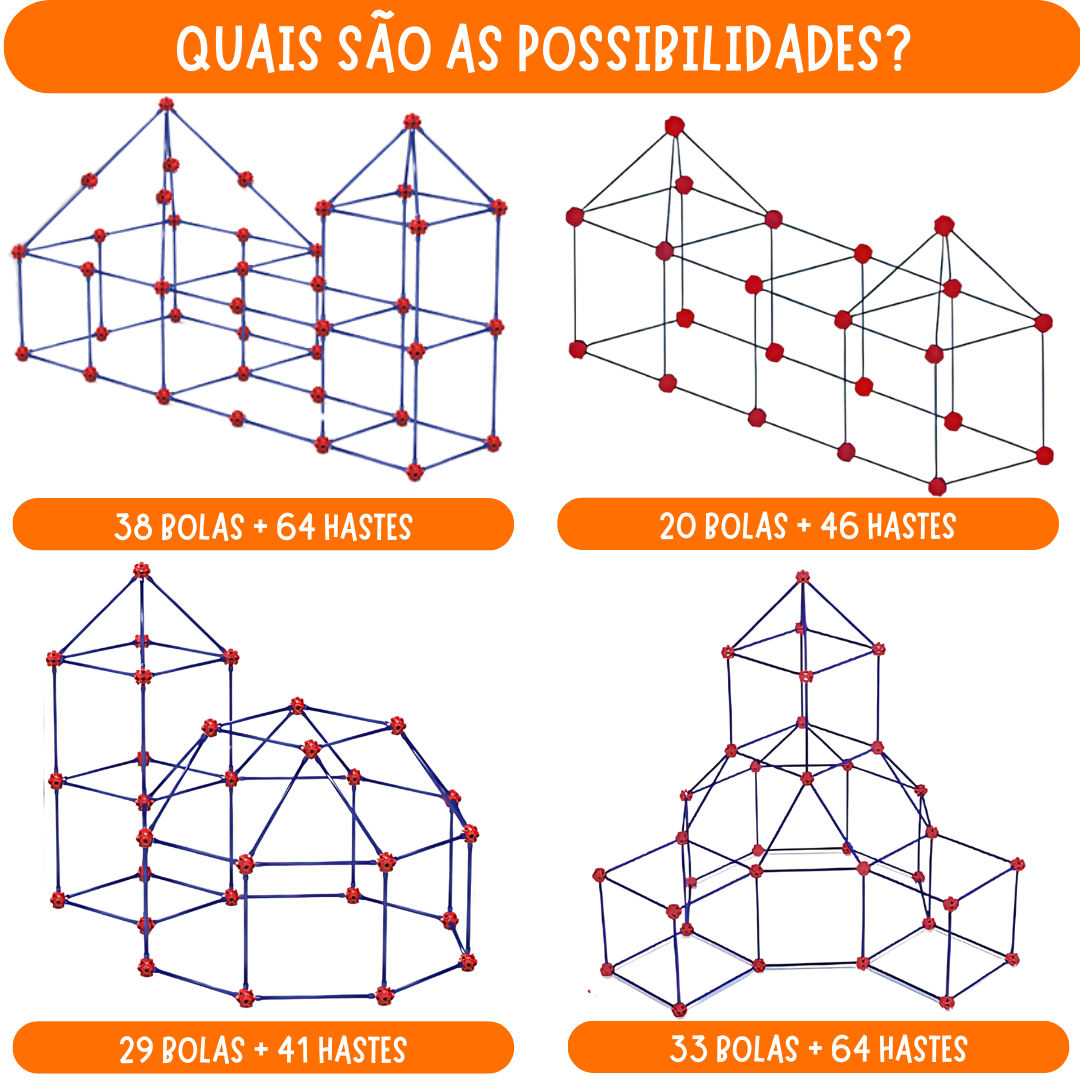 Kit Construção Divertida ToysLand  + Oferta Lona (PROMOÇÃO EXCLUSIVA)