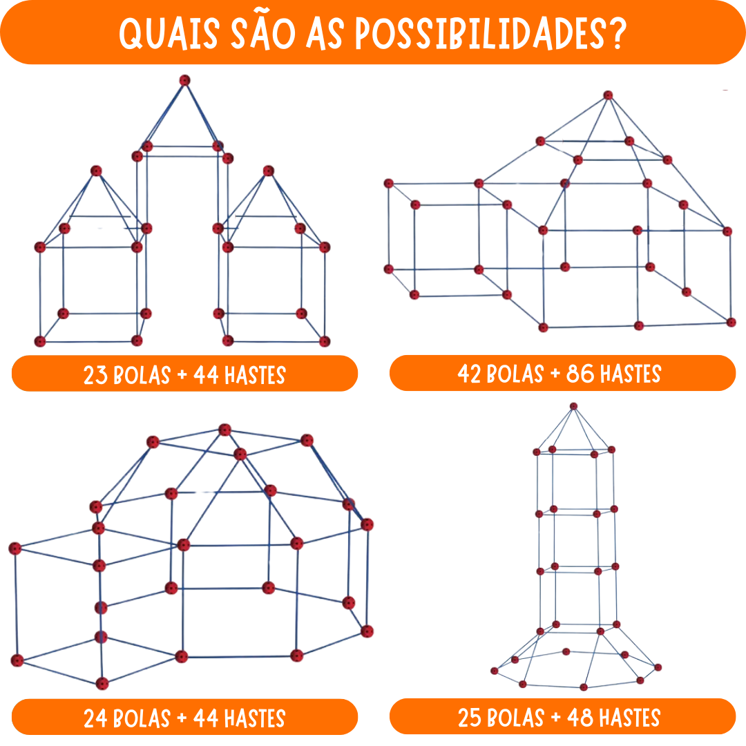 Kit Construção Divertida ToysLand  + Oferta Lona (PROMOÇÃO EXCLUSIVA)