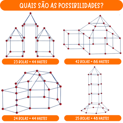 Kit Construção Divertida ToysLand  + Oferta Lona (PROMOÇÃO EXCLUSIVA)