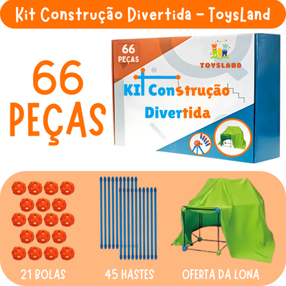 Kit Construção Divertida ToysLand  + Oferta Lona (PROMOÇÃO EXCLUSIVA)