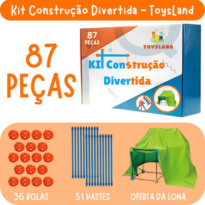 Kit Construção Divertida ToysLand  + Oferta Lona (PROMOÇÃO EXCLUSIVA)