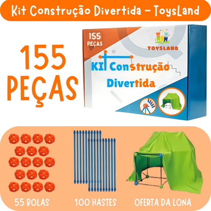 Kit Construção Divertida ToysLand  + Oferta Lona (PROMOÇÃO EXCLUSIVA)