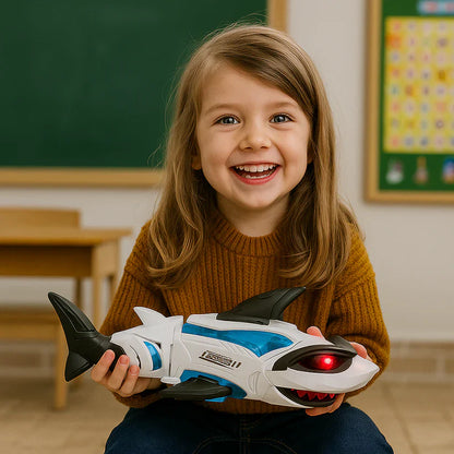 Cyber Shark ToysLand - Tubarão Musical Luminoso