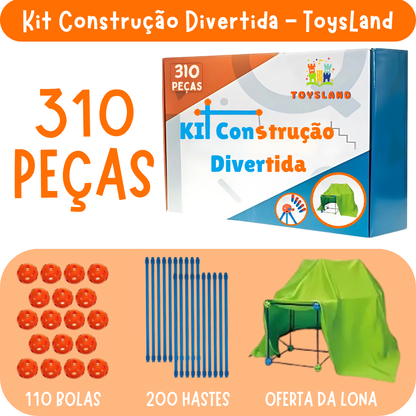 Kit Construção Divertida ToysLand  + Oferta Lona (PROMOÇÃO EXCLUSIVA)