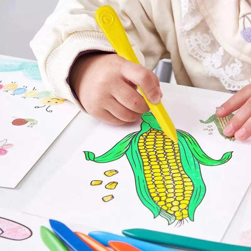 Kit de Lápis de Cera Clean - Anteaderente e Atóxico