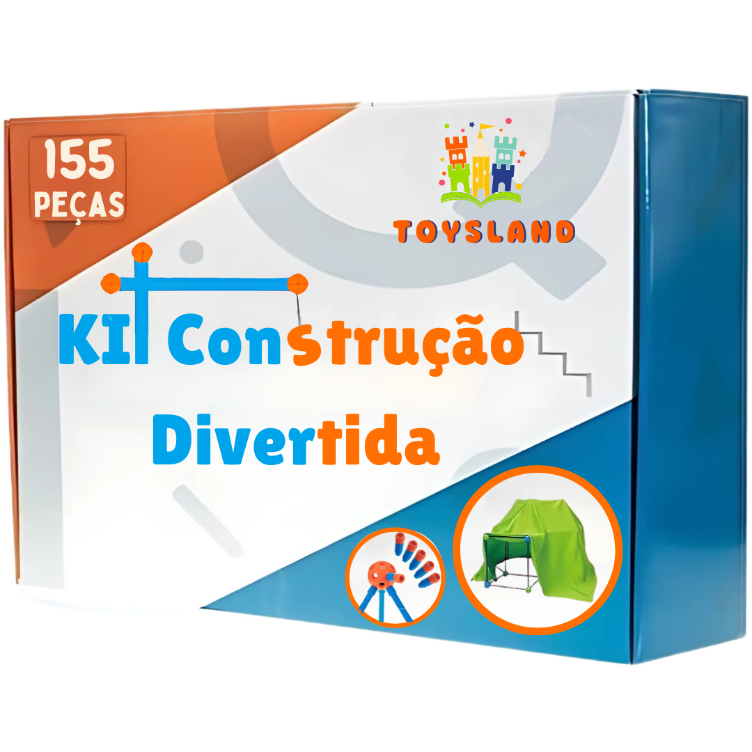 Kit Construção Divertida ToysLand  + Oferta Lona (PROMOÇÃO EXCLUSIVA)