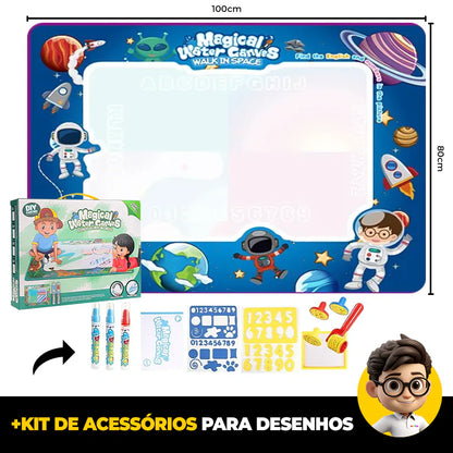 Tapete de Desenho Mágico Reutilizável + Kit de Acessórios para Desenhos de OFERTA