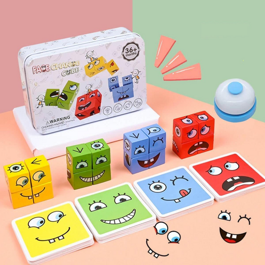 Expressões Divertidas - Jogo Cara e Careta - ToysLand ® +OFERTA Combo de Atividades Pedagógicas