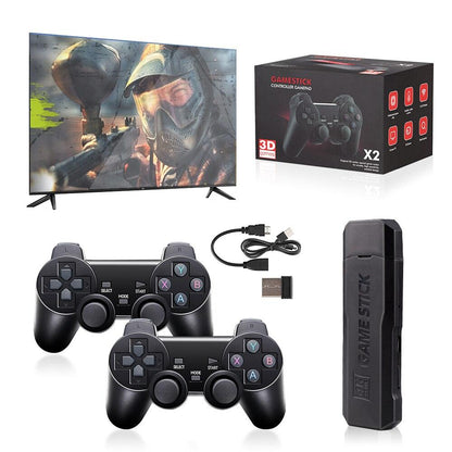 Game Stick Retro 4K com 2 Controles - ToysLand