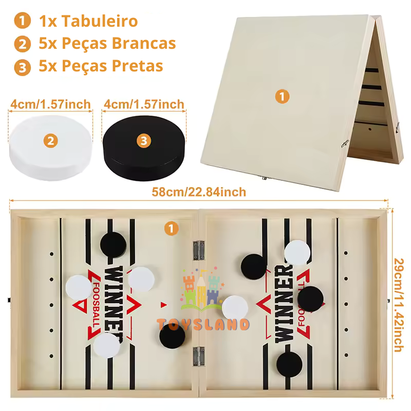 Tabuleiro de Batalha de Botões - ToysLand