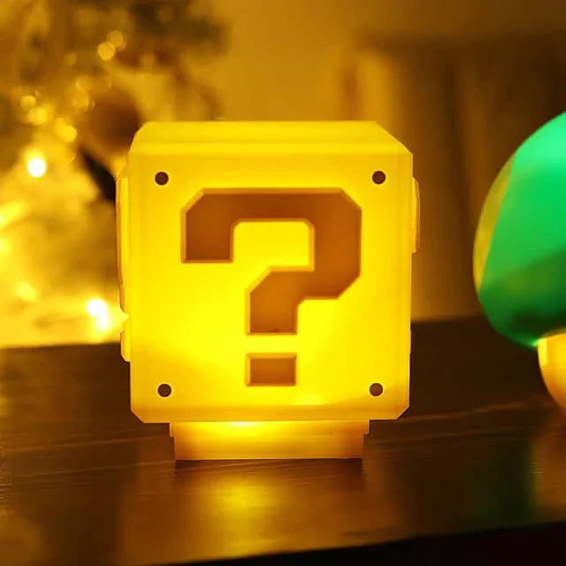 Mini Question Block com Som do Mario Bros