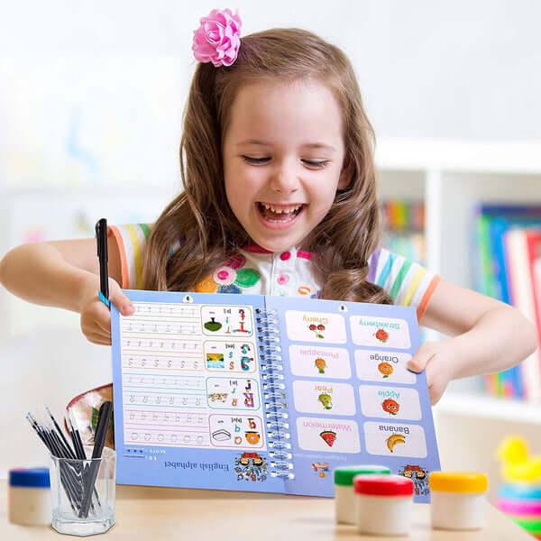 Cadernos de Caligrafia Mágicos ToysLand - Pague 3 e Leve 4 +OFERTA Combo de Atividades Pedagógicas