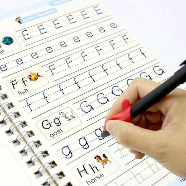 Cadernos de Caligrafia Mágicos ToysLand - Pague 3 e Leve 4 +OFERTA Combo de Atividades Pedagógicas