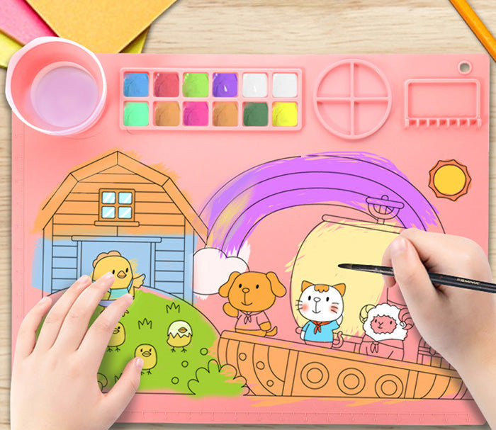 Tapete de Pintura ToysLand +OFERTA Kit de Pincéis