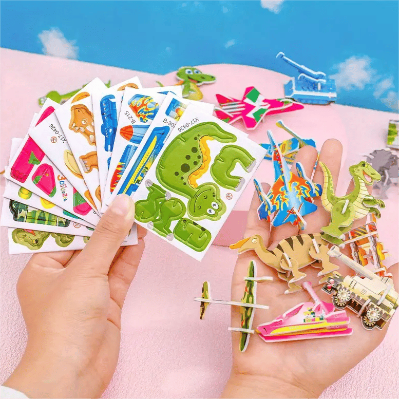 Conjunto Educativo de Quebra-cabeças 3D ToysLand