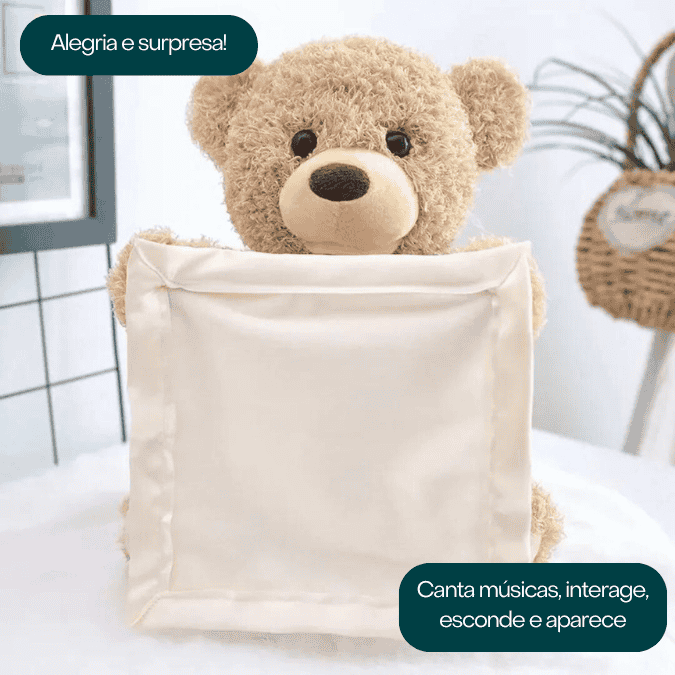 Teddy Esconde Esconde - Ursinho interativo ToysLand®
