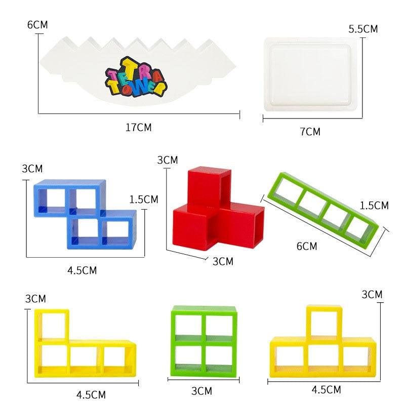 Tetris Tower® + 16 Blocos (OFERTA) - ToysLand